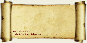 Jesenka Nedeljković vizit kartica